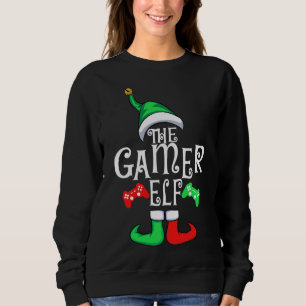 Gamer ELF Family Matching Christmas Xmas Gaming Gi Sweatshirt