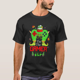 Gamer Elf Friend Matching Group Christmas Funny Ga T-Shirt