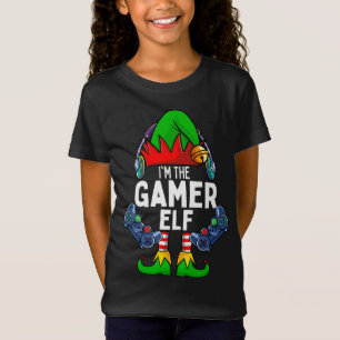 Gamer Elf Matching Family Christmas T-Shirt