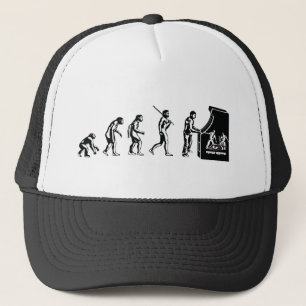 Gamer Evolution - Game Video Games Arcade Geek Trucker Hat