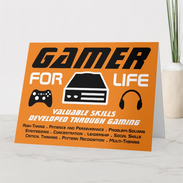 Gamer for Life Card (Front)