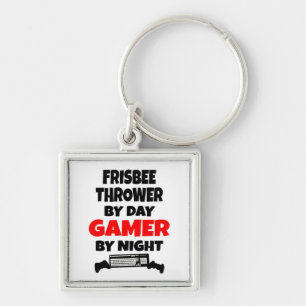 Gamer Frisbee Thrower Key Ring