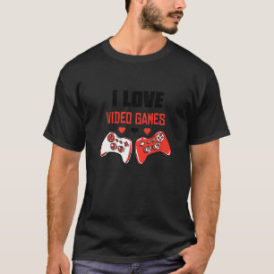 Gamer Gamer Video Games Controller Computer Gaming T-Shirt