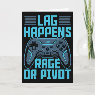 Gamer Gaming Controller Video Game Card