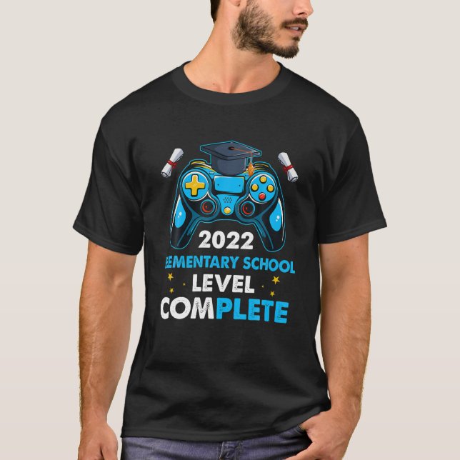 Gamer Gaming Elementary School Level Complete Clas T-Shirt (Front)