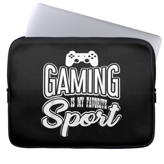 Gamer - Gaming Is My Favourite Sport Laptop Sleeve (Front)