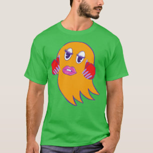 Gamer Ghost Orange T-Shirt