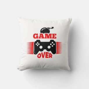 Gamer Gift Game Over Cushion