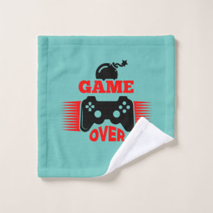 Gamer Gift Game Over Wash Cloth