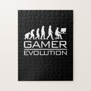 Gamer Gift Gamer Evolution Jigsaw Puzzle