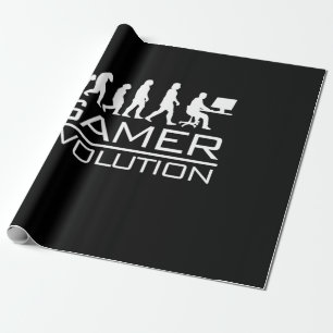 Gamer Gift Gamer Evolution Wrapping Paper