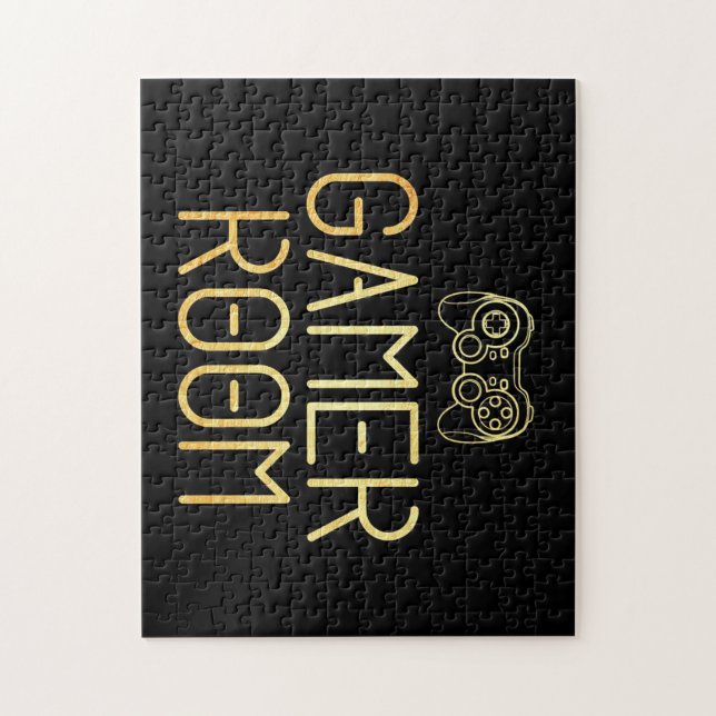 Gamer Gift | Gamer Room Jigsaw Puzzle (Vertical)