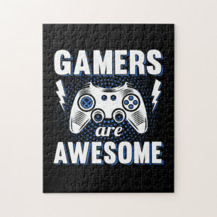 Gamer Gift Gamers Are Awesome Jigsaw Puzzle