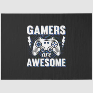 Gamer Gift Gamers Are Awesome Tissue Paper
