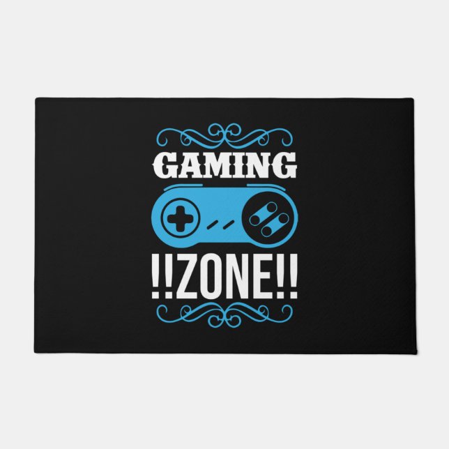 Gamer Gift Gaming Zone Doormat (Front)