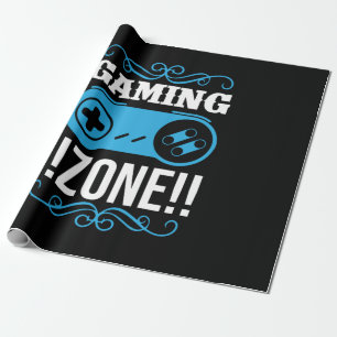 Gamer Gift Gaming Zone Wrapping Paper