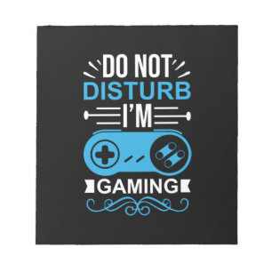 Gamer Gift I Am Gaming Notepad