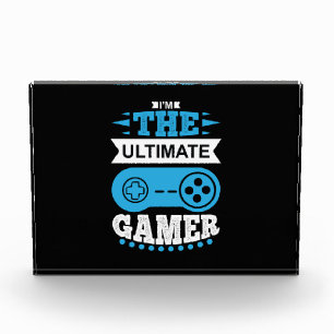 Gamer Gift I Am The Ultimate Gamer Photo Block