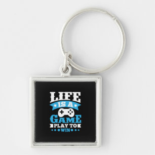 Gamer Gift Life Is A Game Key Ring
