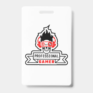 Gamer Gift Professional Gamer ID Badge