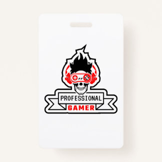 Gamer Gift Professional Gamer ID Badge