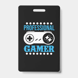 Gamer Gift Professional Gamer ID Badge