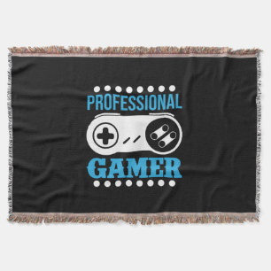Gamer Gift Professional Gamer Throw Blanket