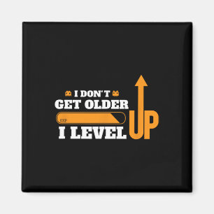 Gamer Gifts Funny Video Game Cool Older Level Up G Magnet