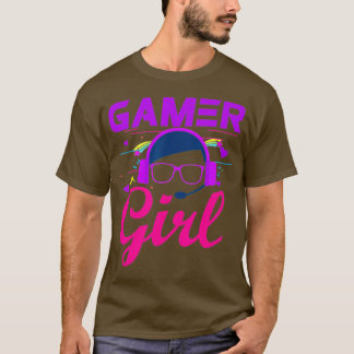 Gamer Girl Cute Gaming T for Girls Gamers Video T-Shirt