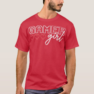 Gamer Girl Cute Gaming Video Games Streamer Stream T-Shirt