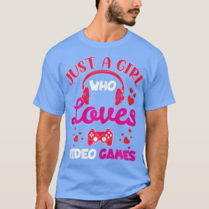 Gamer girl, gamer girl, heart, retro, video games, T-Shirt