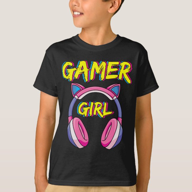 Gamer Girl Gaming Girl T-Shirt (Front)