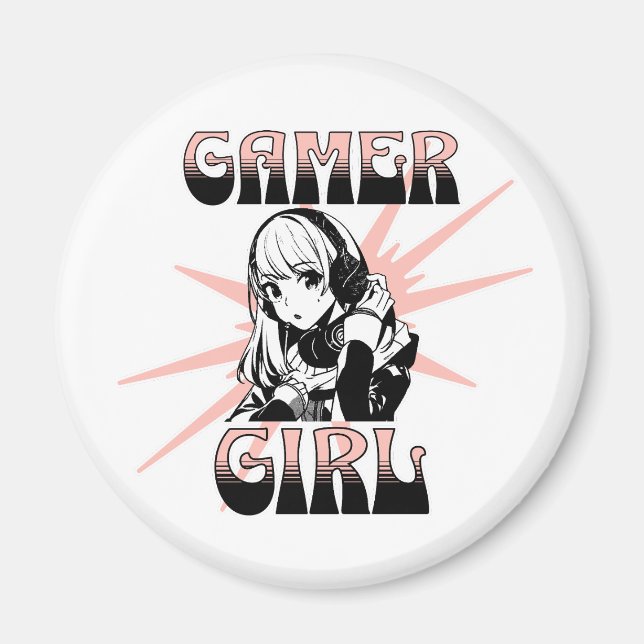 Gamer Girl | Gaming Magnet (Front)