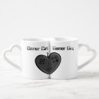 Gamer Girl & Guy Heart Shaped Controller