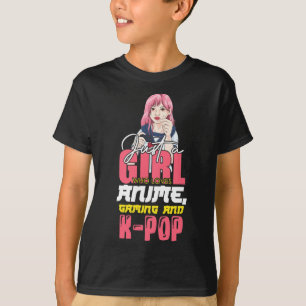 Gamer Girl Just A Girl Who Loves Anime Gaming And T-Shirt
