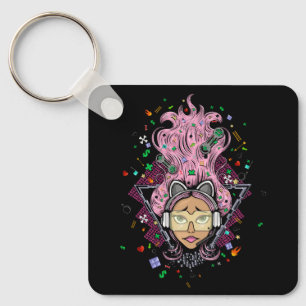 Gamer Girl Key Ring