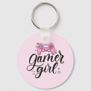 Gamer Girl Key Ring