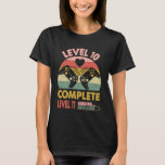 Gamer Girl Level 10 Complete Funny 10th Wedding An T-Shirt<br><div class="desc">Gamer Girl Level 10 Complete Funny 10th Wedding Anniversary</div>