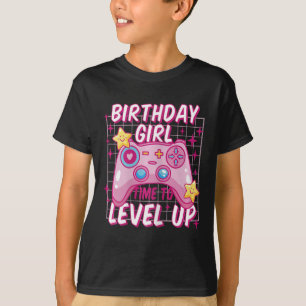 Gamer Girl Level Unlocked Video Game Birthday Gift T-Shirt