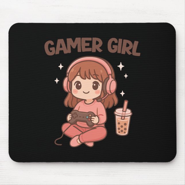 Gamer Girl  Mouse Pad (Front)