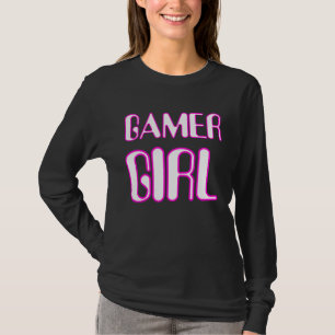 Gamer Girl Nerd Girl Cute Gaming  Geek Nerd Outfit T-Shirt