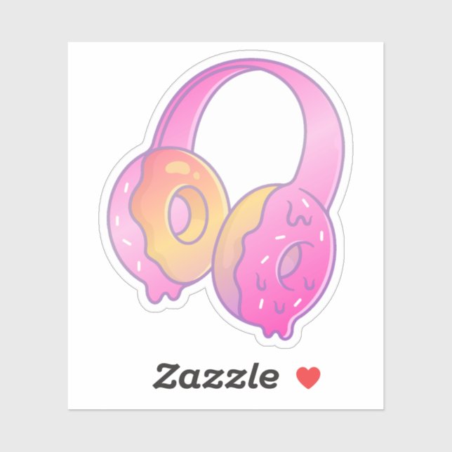 Gamer Girl Pastel Doughnut Headset (Sheet)