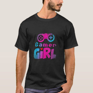 Gamer Girl Playing Video Games Gamer Women  Gaming T-Shirt