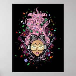 Gamer Girl Poster
