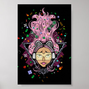 Gamer Girl Poster