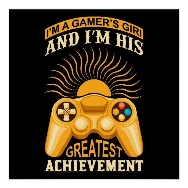 Gamer girl poster (Front)