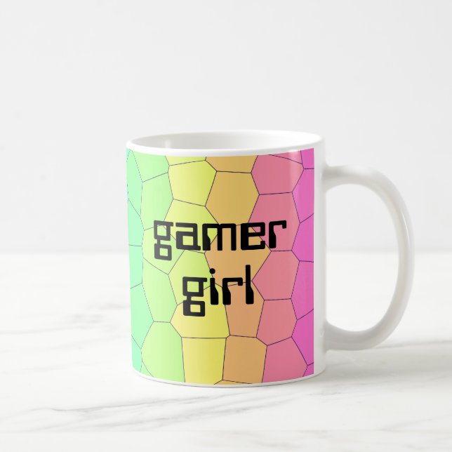 Gamer Girl Rainbow Coffee Mug (Right)