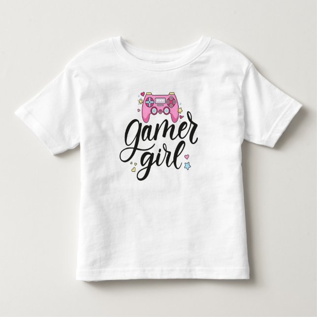 Gamer Girl Toddler T-Shirt (Front)