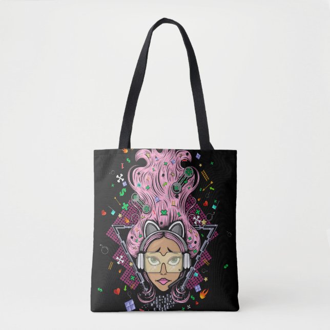 Gamer Girl Tote Bag (Front)