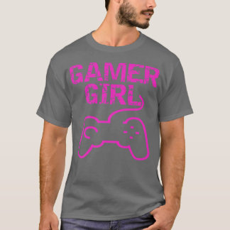 Gamer Girl Video Gaming Funny Novelty Fashion Girl T-Shirt